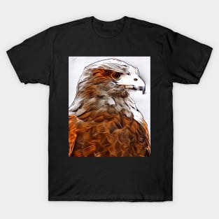 Beautiful Bald Eagle Watercolor Painting T-Shirt